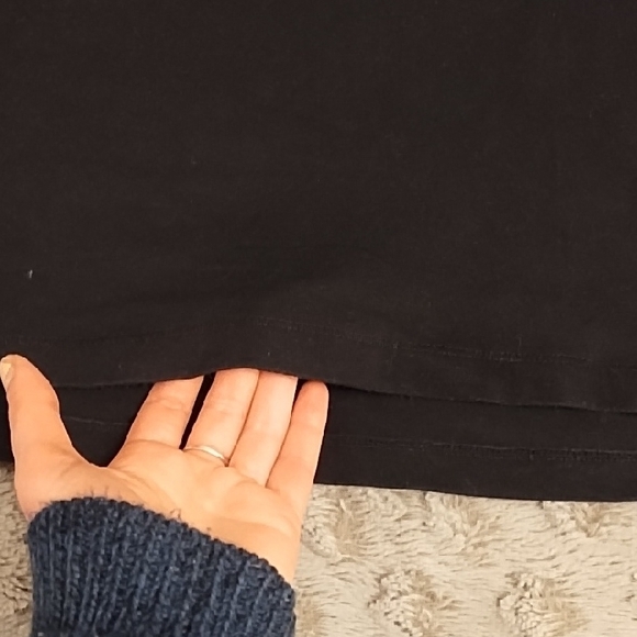 INC International Concepts Black Short Sleeve Top - Picture 5 of 7